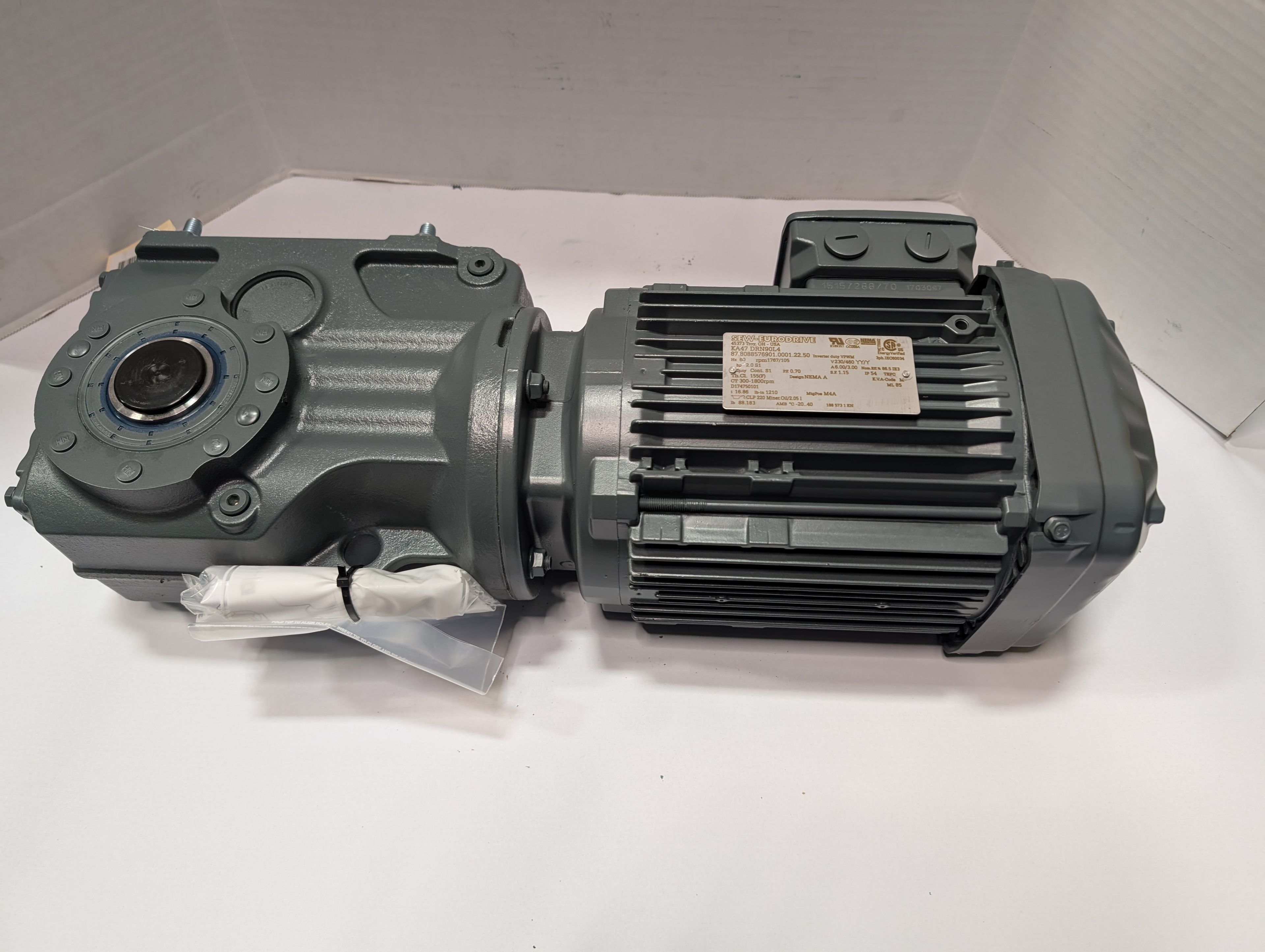 Sew-Eurodrive - 2 HP Electric Motor - KA47 DRN90L4 - Document 3